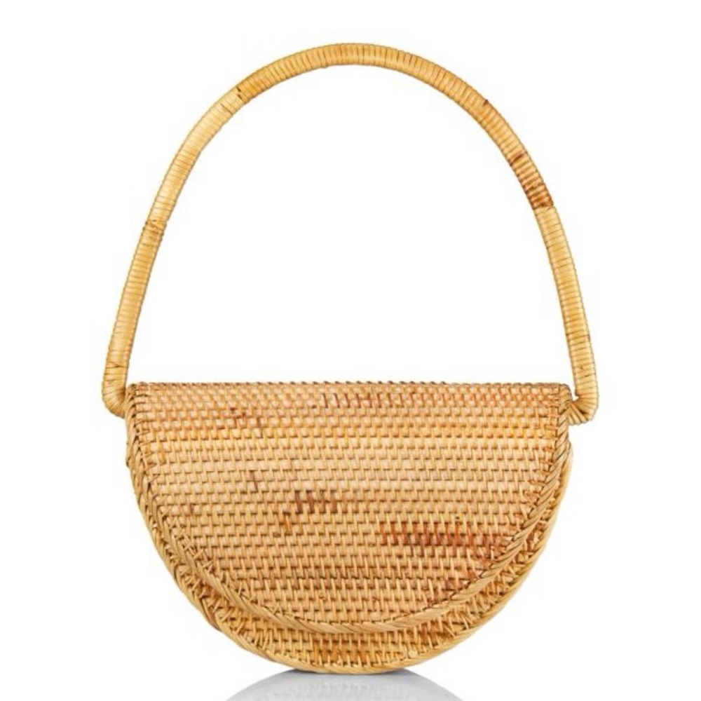 CULT GAIA Ryka Rattan Handbag Top Handle